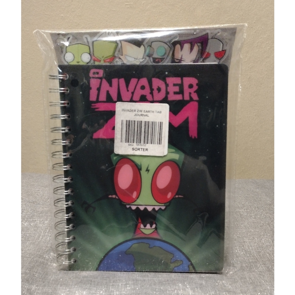 Invader Zim tabbed Journal